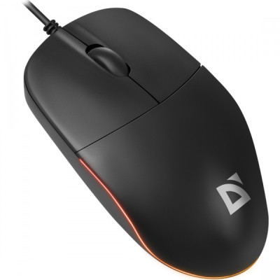 Мишка Defender Azora MB-241 LED USB Black (52241) Вінниця - фото 2