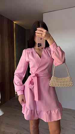 Женское романтическое платье на запах костюмка Одесса