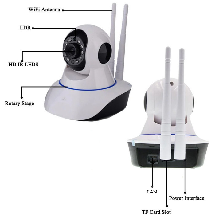 Камера комнатная IP 6030A/100SS 1mp 1354 Одесса - изображение 3