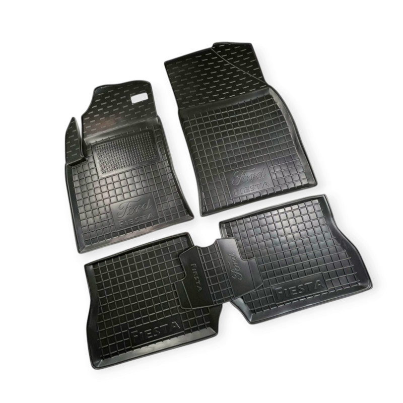 Коврики Форд fiesta v 2002-2008 борт 2,5см, с перемычкой салона Мукачево - изображение 1