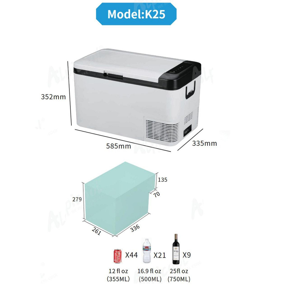 Автохолодильник компрессорный Alpicool K25  -20 ℃.12, 24, 220В Черкассы - изображение 19