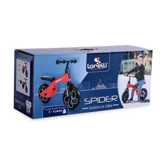 Легкий баланс-байк для ребенка беговел Spider от 2-х лет Lorelli Красный Кривой Рог