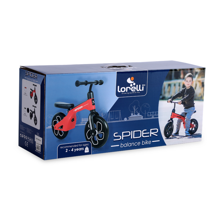 Легкий баланс-байк для дитини біговіл Spider від 2-х років Lorelli Червоний Кривий Ріг - фото 4