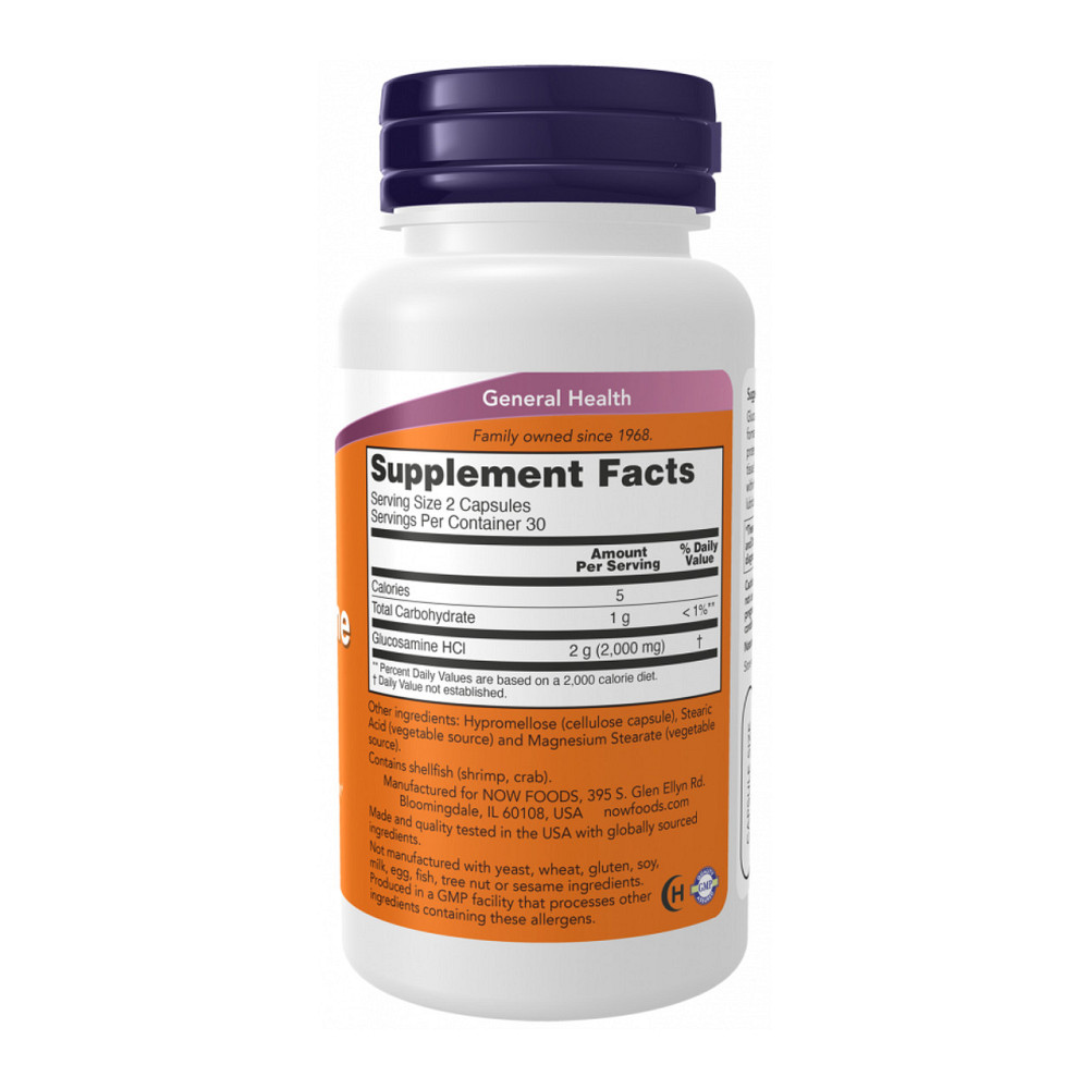 Глюкозамін Now Foods Glucosamine 1000мг 180 капс Київ - фото 2