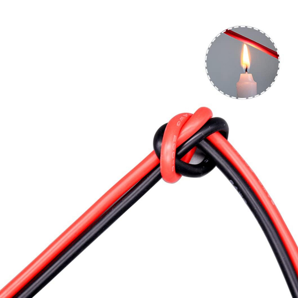 Силіконовий провід 12AWG 100 м, червона термостійка ізоляція Київ - фото 2