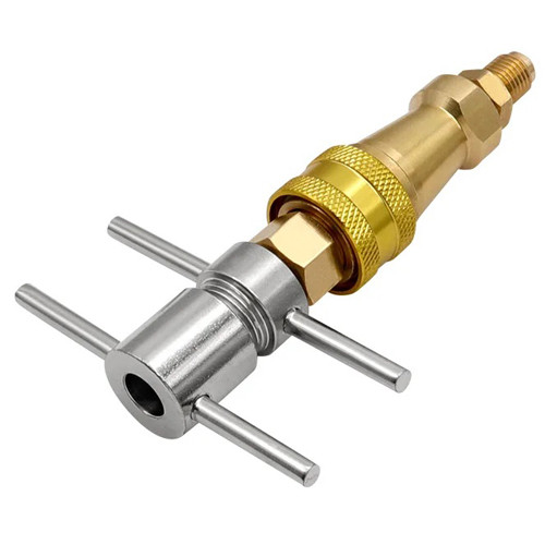 Муфта Ганзена быстросъемная 1/4 для заправки холодильного оборудования Винница - изображение 3