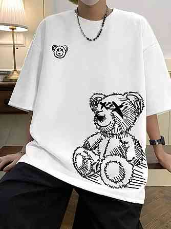 Футболка мужская с принтом  48 Белая 2664092991 Днепр