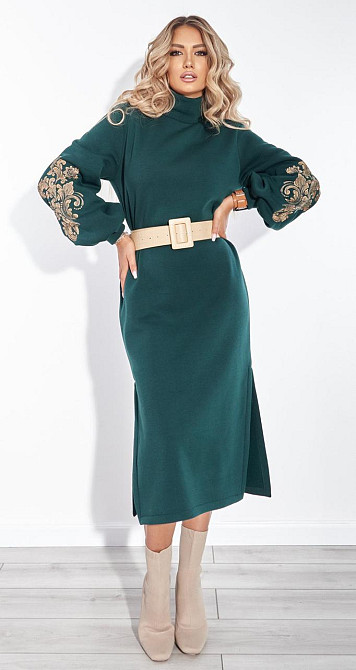 Тепле плаття з вишивкою (52) Київ - фото 1