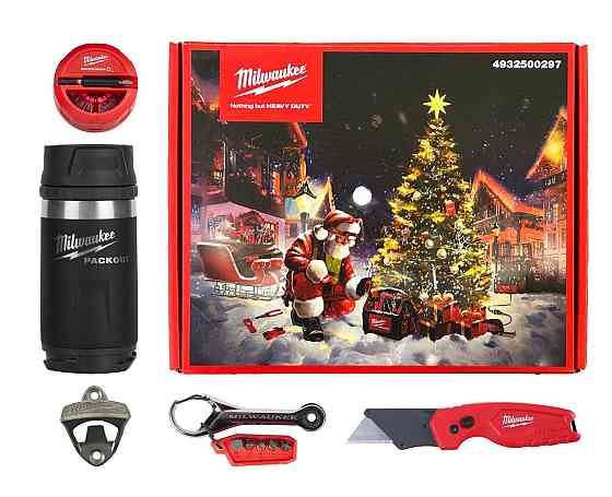 Набір ручного інструменту MILWAUKEE Christmas Promo 2025 (відкривачка TOOLGUARD (4932500164), компактний ніж Fastback (493247135 Одеса