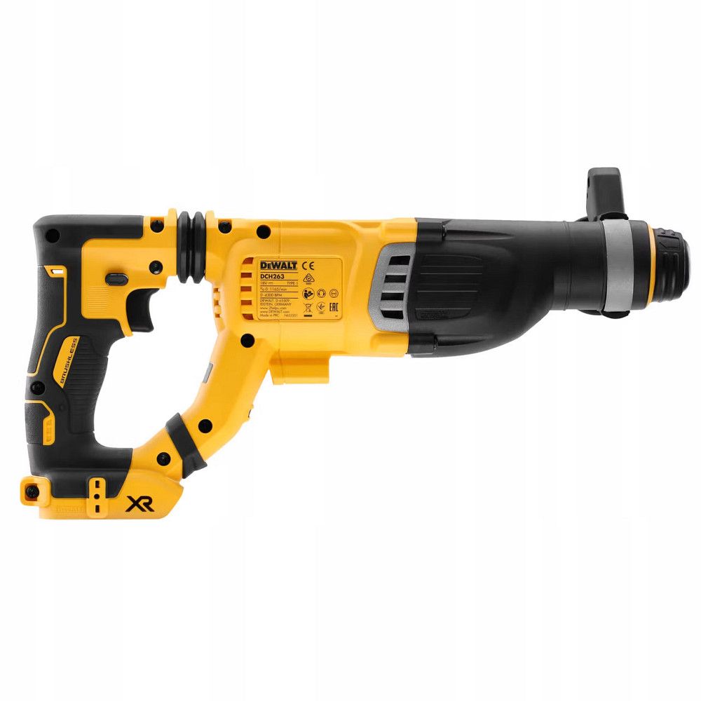 Аккумуляторный перфоратор DeWALT DCH263NK 18В, SDS-Plus, 3 Дж, бесщеточный, чемодан, без АКБ Киев - изображение 4
