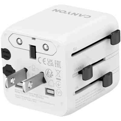 Перехідник Canyon Travel Adapter OnTour One EU/UK/US/AUS White (CNS-TA1005W) Вінниця