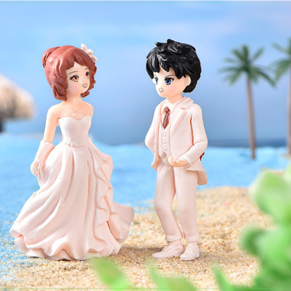 Декоративні статуетки Освідчення для мінісаду, флоріріуму, мосаріуму, вазона, моделі, мікроландшафту Білий Одеса - фото 1