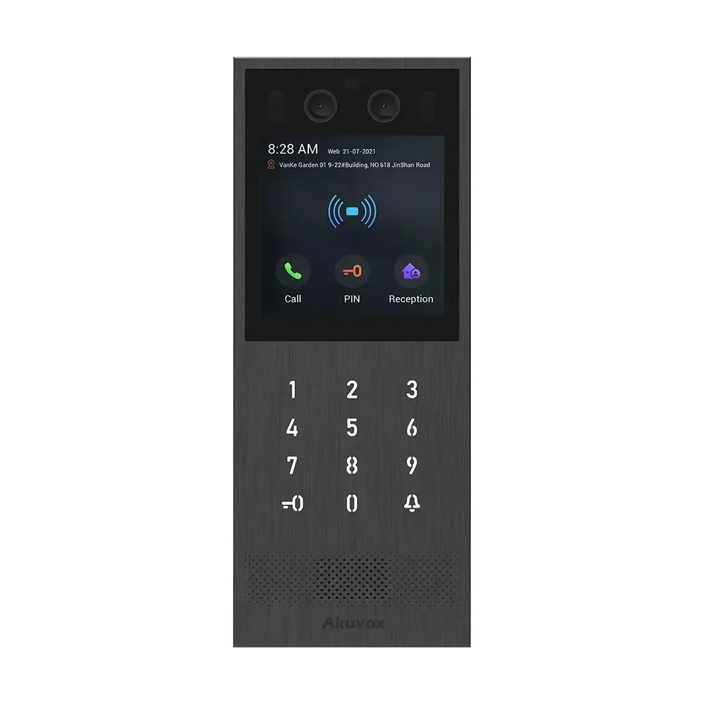 IP-відеопанель багатоабонентська 2Mp Akuvox X912S з екраном 4