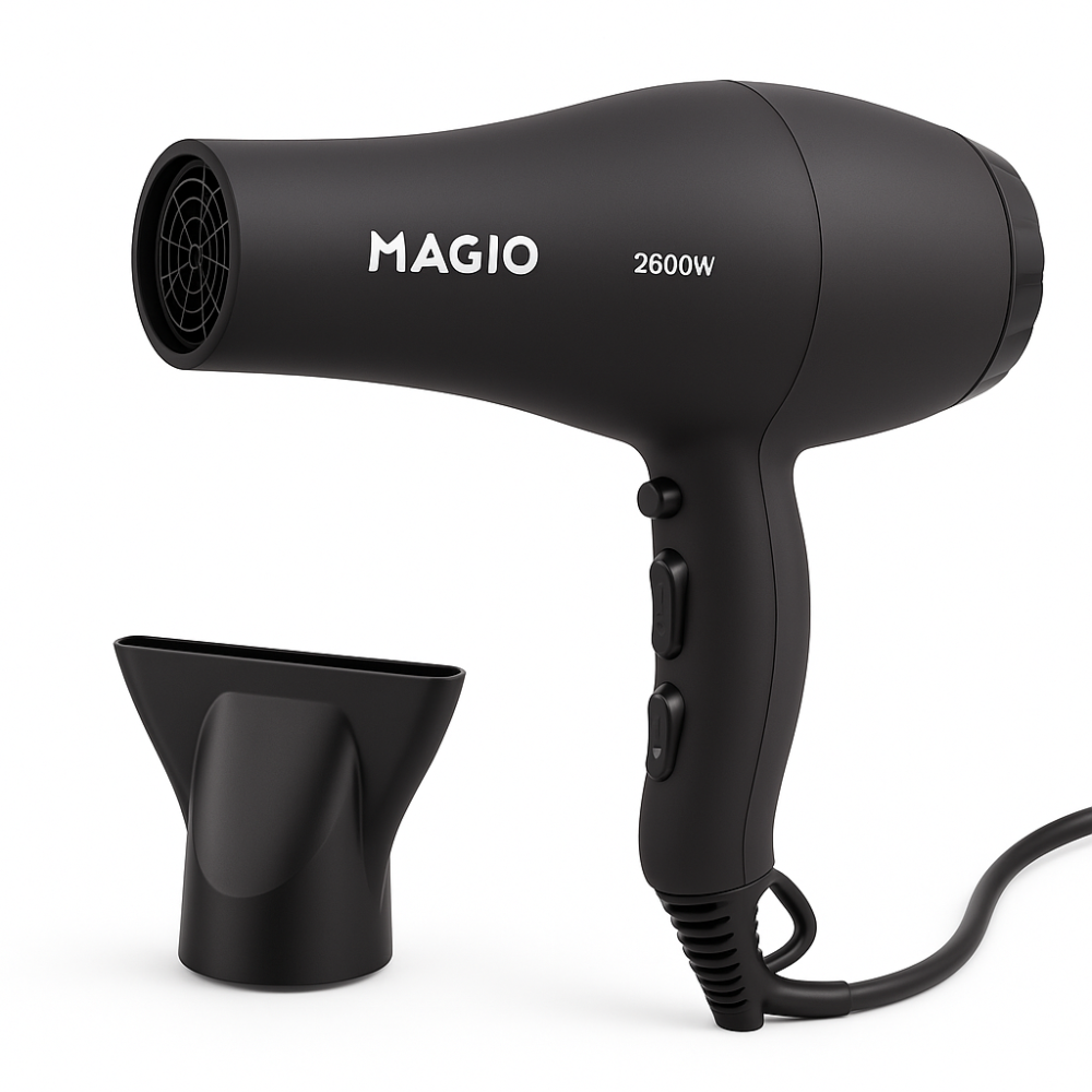 Фен з потужним мотором, Фен для волосся з насадками універсальний для укладання будь-якого волосся LH-55 Львів - фото 13