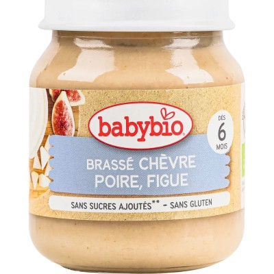 Детское пюре BabyBio Органическое на основе козьего молока с грушей и инжиром 130 г (51090) Винница - изображение 1