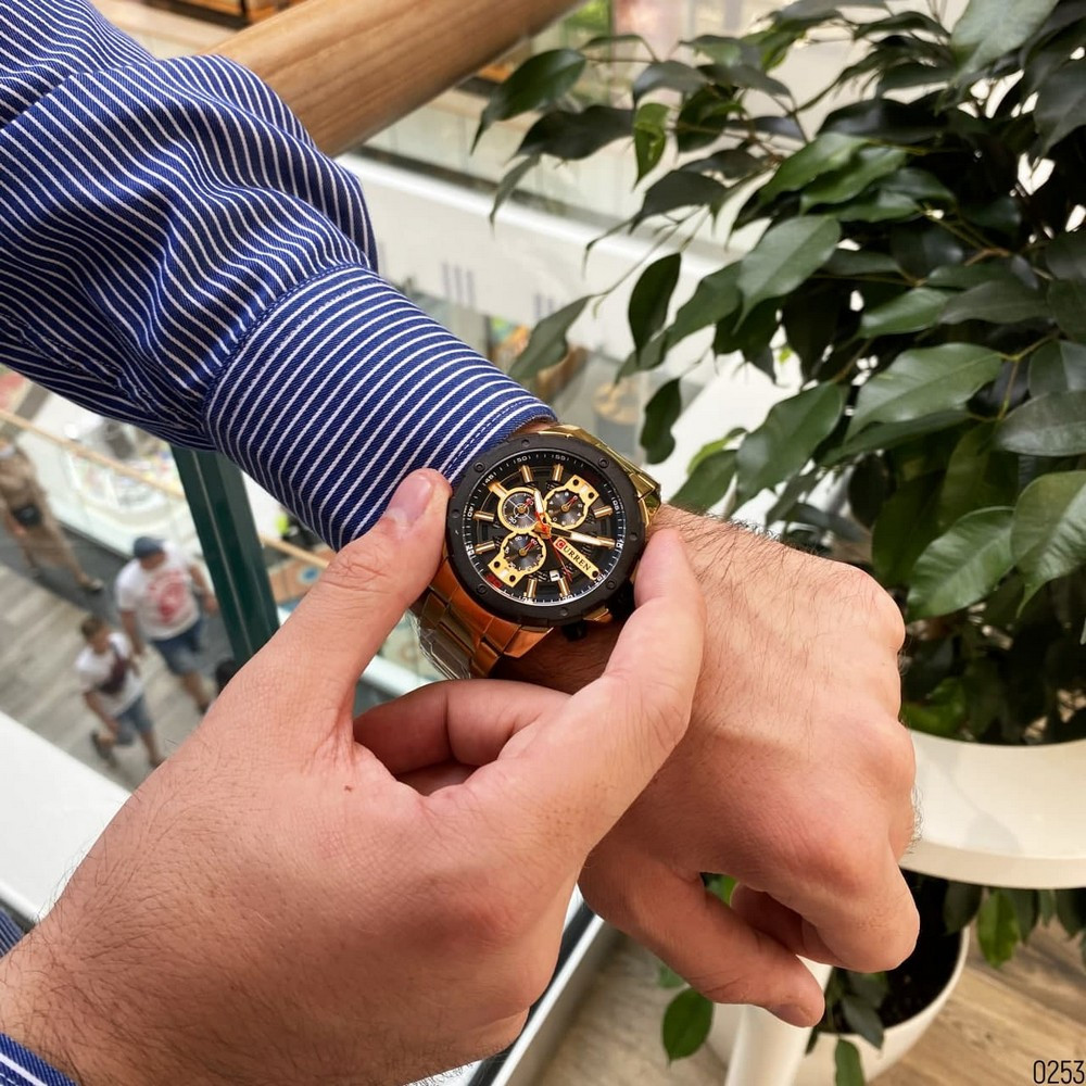 Curren 8336 Gold-Black SBR Київ - фото 8