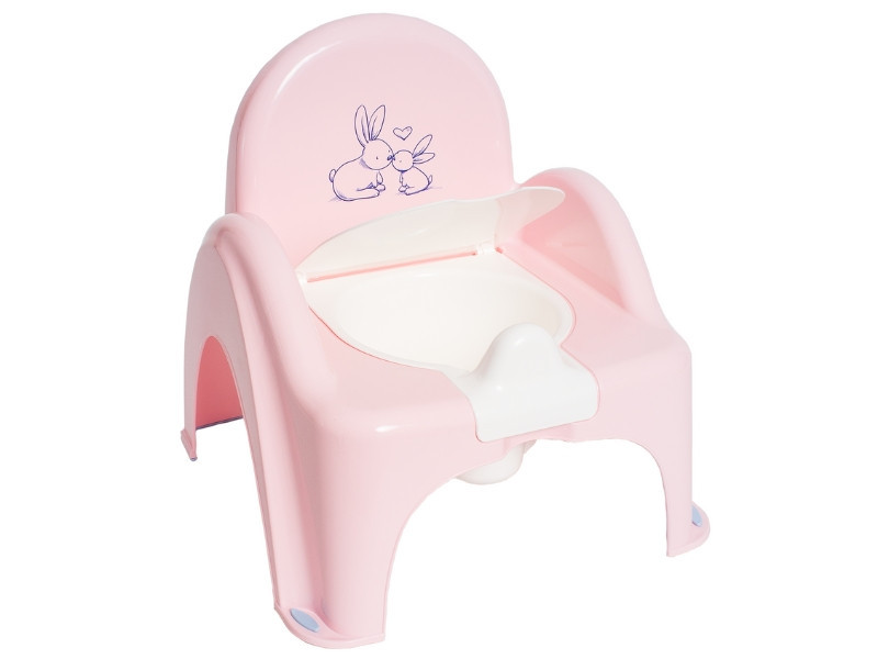 Горщик-стілець дитячий з музикою Bunny powder pink Киев - изображение 1