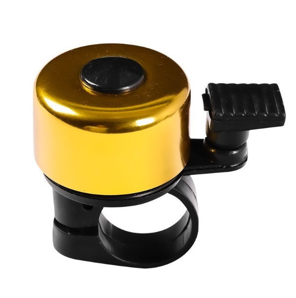 Ударный звонок для велосипеда, вело звонок Feel Fit металл Желтый Бровары - изображение 1