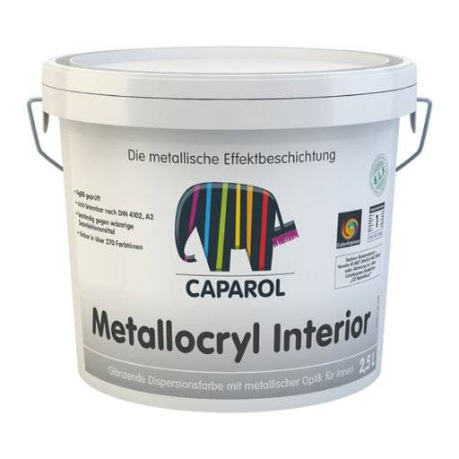 Фарба iнтер`єрна CAPAROL Capadecor Metallocryl Interior з металевим блиском 2,5л Киев - изображение 1