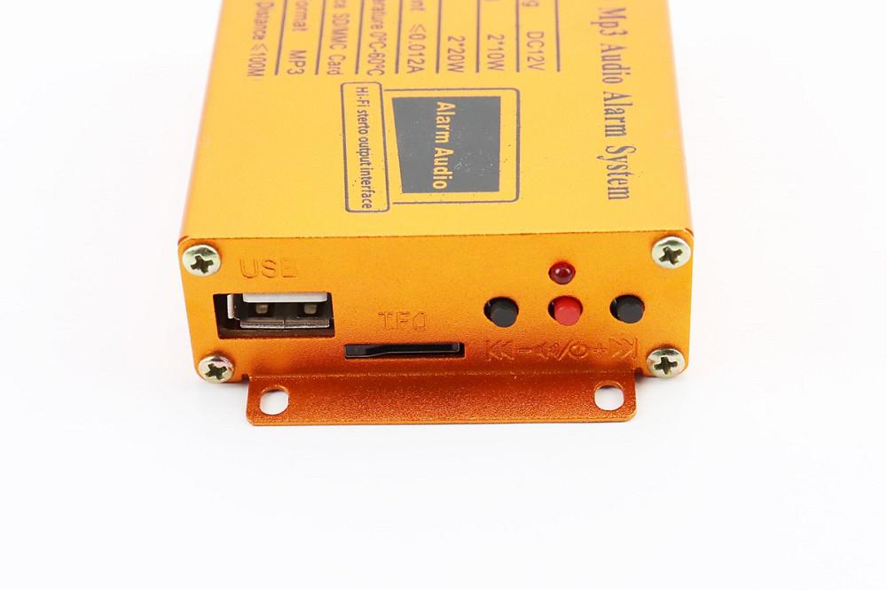 АУДІО-блок (МРЗ-USB / SD, пультДУ, сигналізація) + колонки 2шт (прозорі) Киев - изображение 2