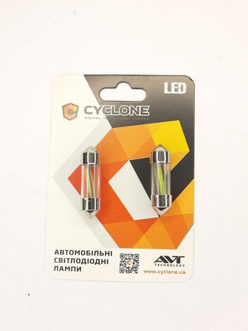 Лампочка софитная 1LED Т11-034 COB-1 12V 31мм Cyclone (100 lumen) Винница - изображение 1