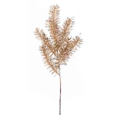 Декоративная ветвь YES! Fun Пушистая 51 см, золото, глиттер (973902) Винница