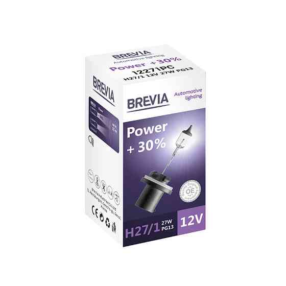 Галогеновая лампа Brevia H27/1 12V 27W PG13 Power +30% CP Львов