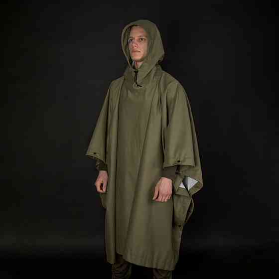 Чоловічий тактичний дощовик, Тактичне бойове пончо, Тактичний намет-плащ, Тактичне пончо водонепроникне PW-37 Івано-Франківськ