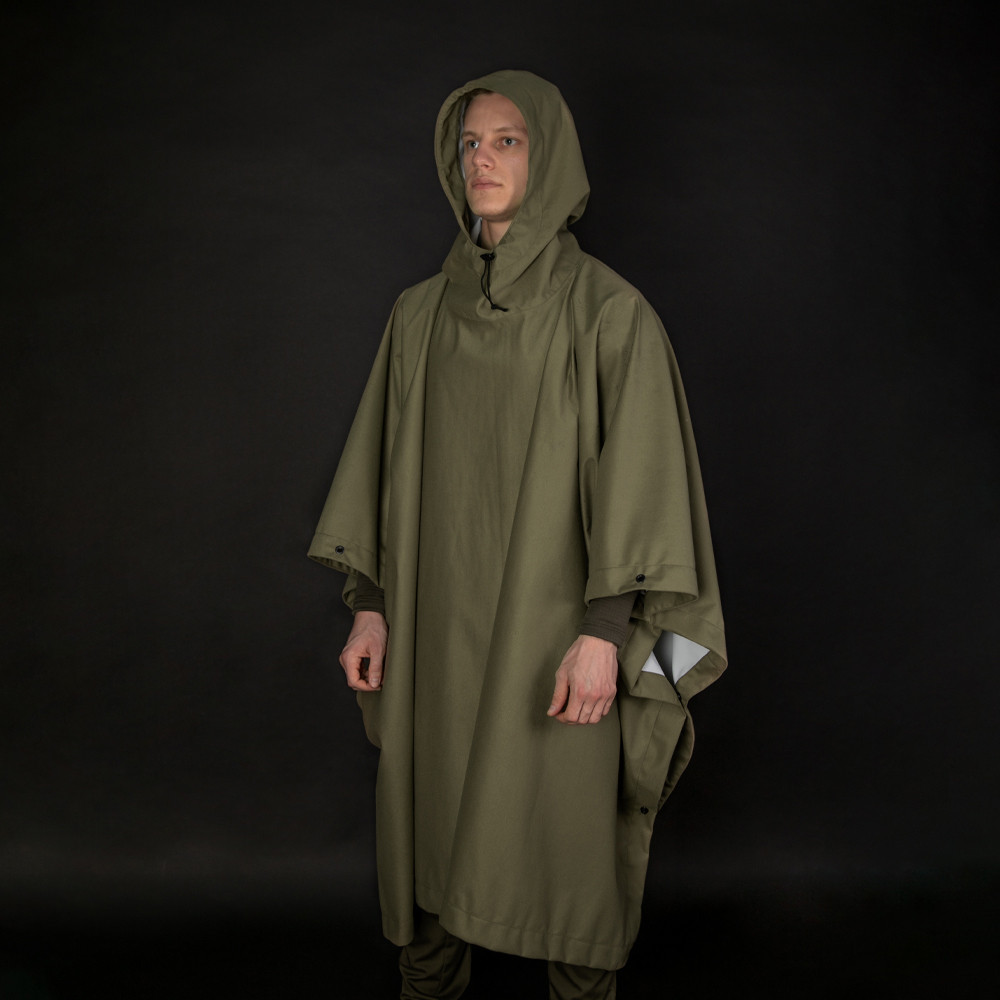 Чоловічий тактичний дощовик, Тактичне бойове пончо, Тактичний намет-плащ, Тактичне пончо водонепроникне PW-37 Івано-Франківськ - фото 5