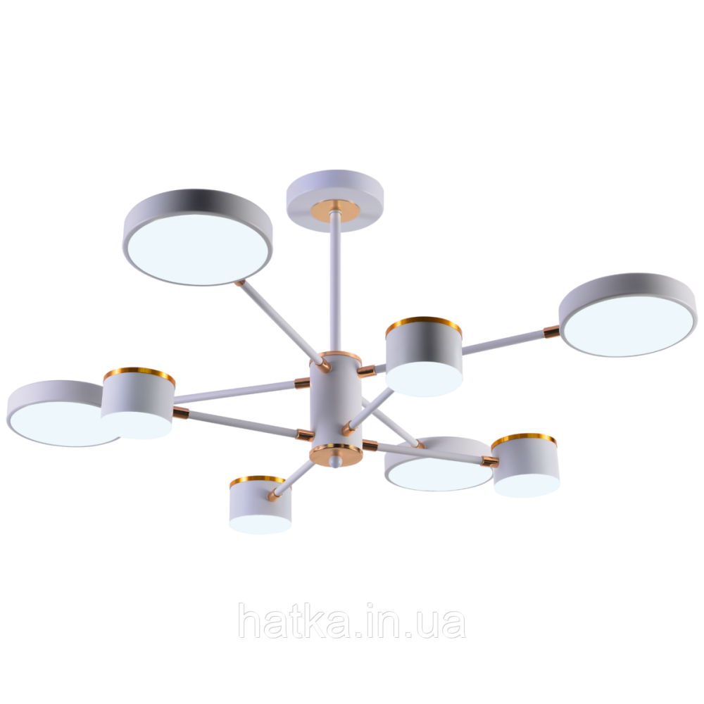 Люстра світлодіодна акрилова Sirius B X13288/8 WT+FGD Київ - фото 1