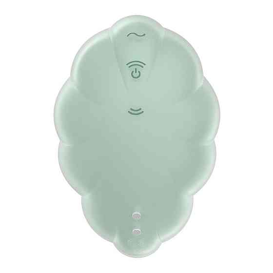 Вакуумний стимулятор з вібрацією Satisfyer Cloud Dancer Mint Sex Aura Київ