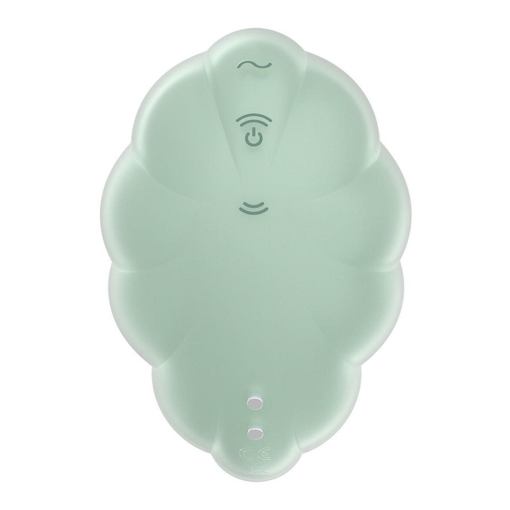 Вакуумний стимулятор з вібрацією Satisfyer Cloud Dancer Mint Sex Aura Київ - фото 5