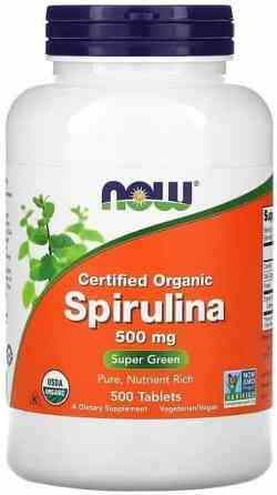 Спіруліна Now Foods Spirulina 500 мг 500 таблеток Київ