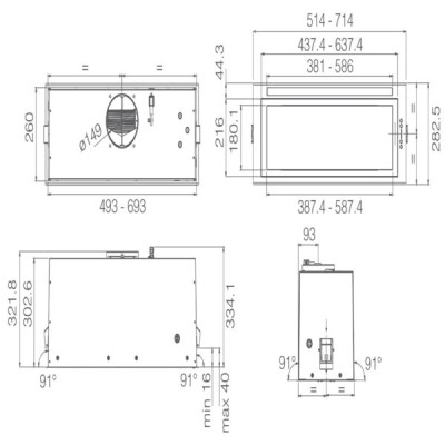 Витяжка кухонна Elica LANE SENSOR IX/A/52 Вінниця - фото 5