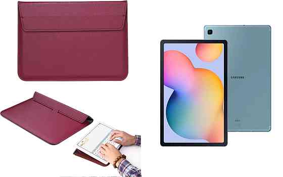 Чохол-конверт VitoCase для Samsung Galaxy Tab S6 Lite 10.4 P610, з функцією підставки для планшета Бордовий Київ