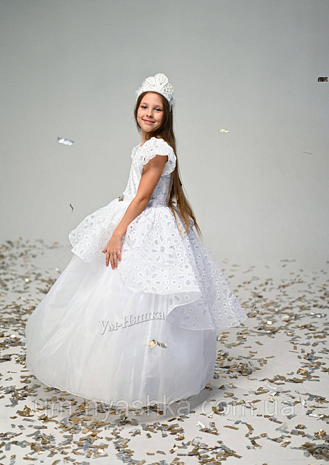 Довга біла сукня 140-150 Кривий Ріг - фото 5