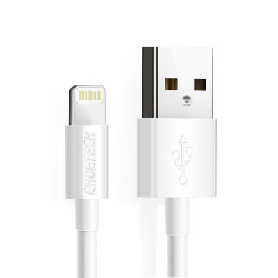 Дата кабель USB 2.0 AM to Lightning 1.8m 2.1A MFI White Choetech (IP0027-WH) Вінниця - фото 1