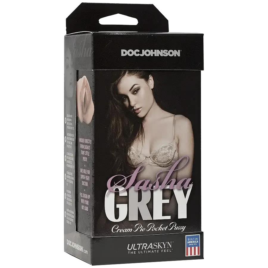 Мастурбатор-вагіна Doc Johnson Sasha Grey - Ultraskyn Cream Pie Pocket Львов - изображение 2