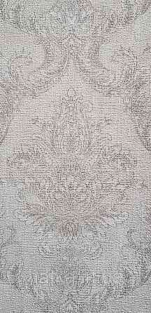 Шпалери вінілові на флізеліні Rasch Golden Hour метрові вензель завитки сірі сріблясті Київ