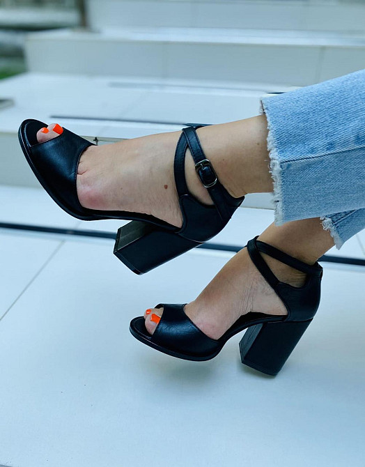 ARLEN Босоніжки жіночі ARLEN Бос-К-01/02 чорні (літо, шкіра натуральна) (3516) Коломыя - изображение 8