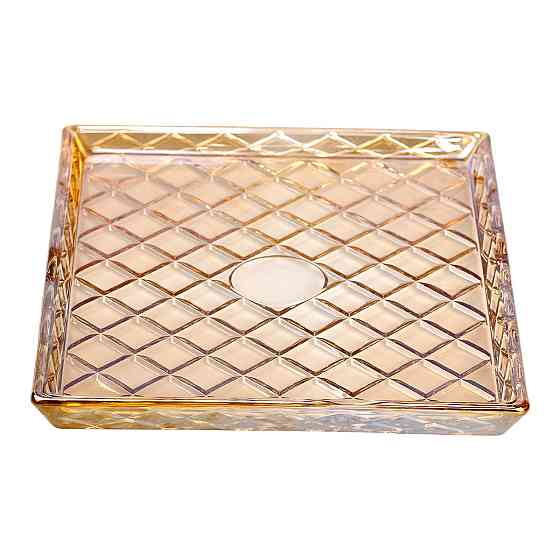 Блюдо для закусок скляне 24,5*20,5*2 см прямокутне HP-YH-53 Коломия