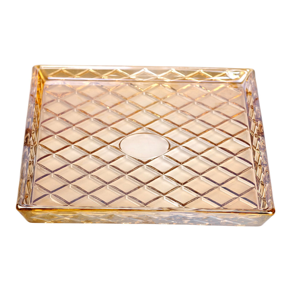 Блюдо для закусок скляне 24,5*20,5*2 см прямокутне HP-YH-53 Коломия - фото 3