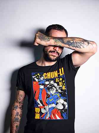 Футболка для мальчика аниме Кхун Ли Аниме Гифт оверсайз (рост от 165 до 180 ) Черний AnimeJ0313m Днепр