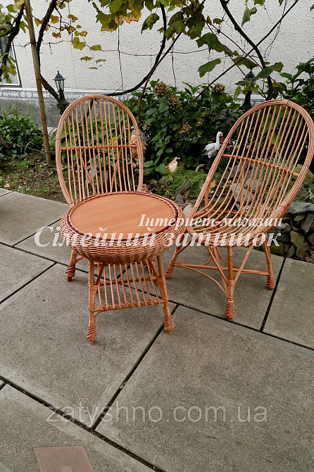 Комплект плетеной мебели с журнальным столом Киев - изображение 5