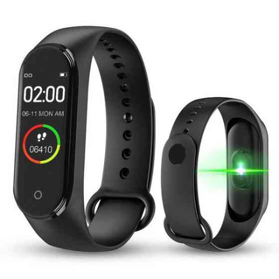 Фітнес браслет Smart Watch M5 Band Classic Black смарт годинник-трекер. Колір: чорний GM-14 Київ