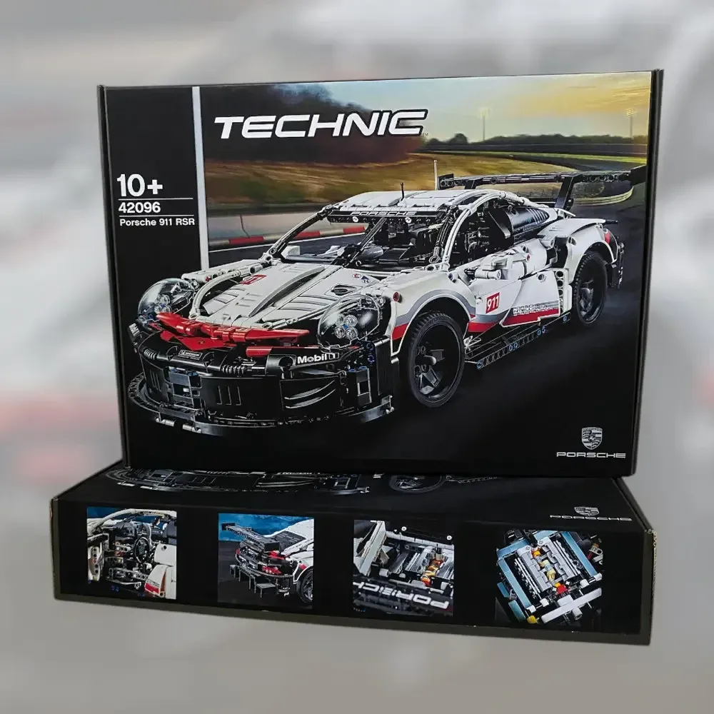 Конструктор Technic PORSCHE 911 RSR 1580 деталей совместимый с lego лего Киев - изображение 1