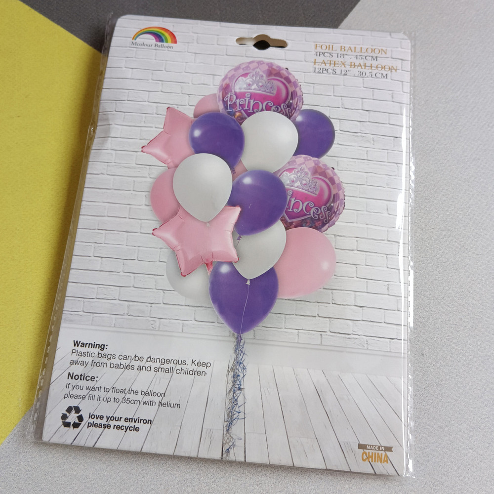 Набор шариков 16 шт для праздника для фотозоны 010990 Киев - изображение 2