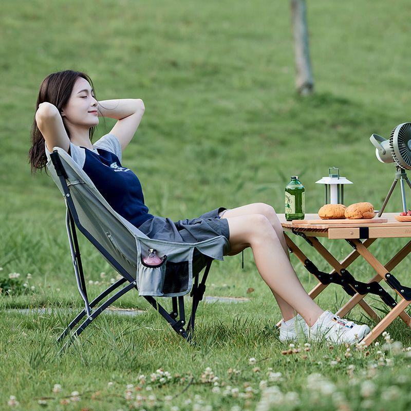 Складаний туристичний стілець Naturehike CNK23JU0001 (Темно-зелений) Київ - фото 7