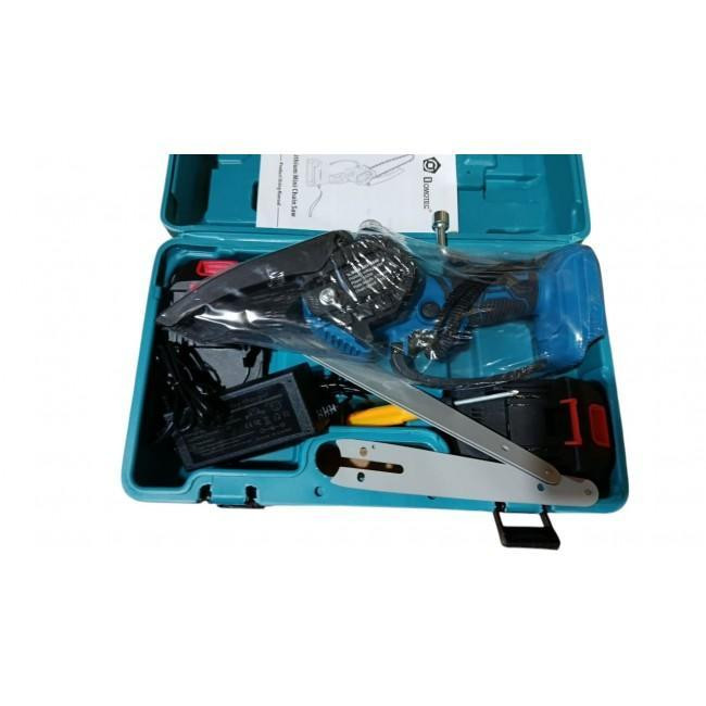 Электропила SAW 6'' и 8'' с двумя цепями и двумя шинами, мощная цепная мини-пила для распила дерева Одесса - изображение 1