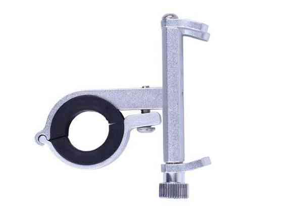 Держатель телефона HFCM-09  (крепление на руль), алюминий, серебро Мукачево